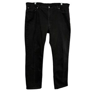 Levi's 541 Athletic Fit Black Jeans Mens 40x30 Black Patch 5 Pocket Vintage